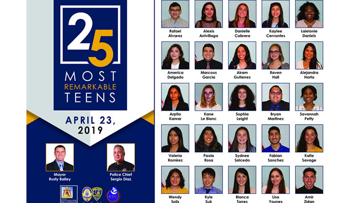 25 Teens Riverside