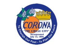 Corona city seal header