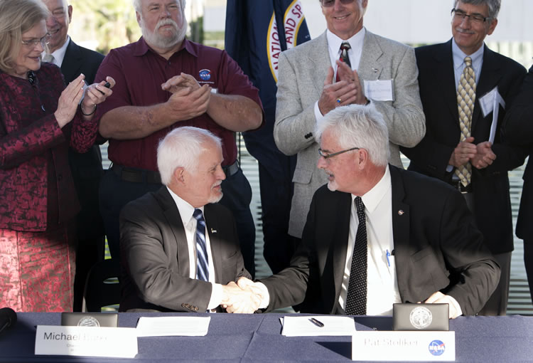 NASA and RCCD Signing