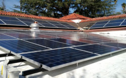 Solar Panels on Commercial Roof in the Inland Empire