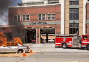Downtown Riverside Fire