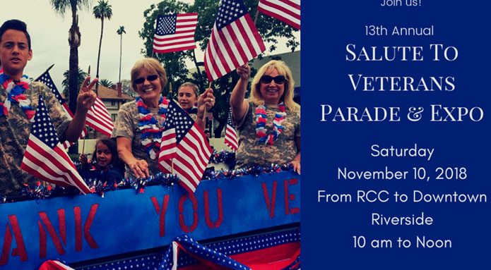Riverside California Veterans Parade