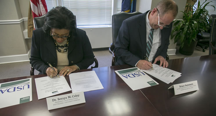 USDA Cal Poly Pomona Signing
