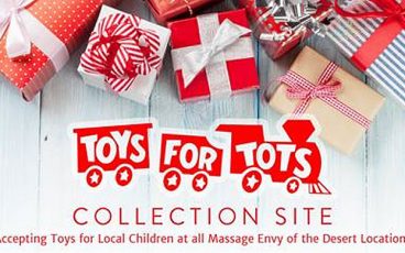Toys For Tots, Massage Envy Location in Palm Desert, Palm Springs