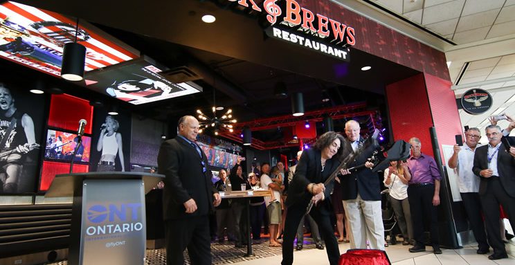 Rock and Brews in ONT airport