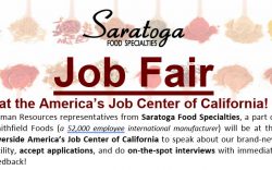 Saratoga Food Specialties Job Fair